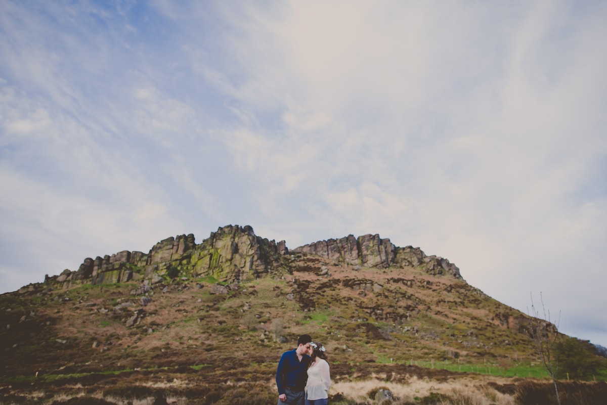 staffordshire engagement session, creative wedding photography, the roaches, staffordshire wedding photographer